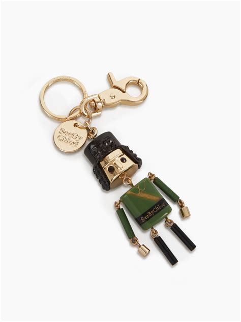 See By Chloé Soldier Keyring 